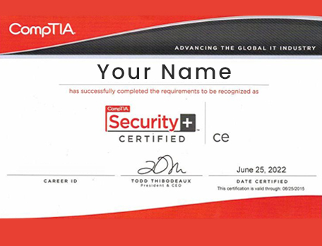 comptia security ce certification